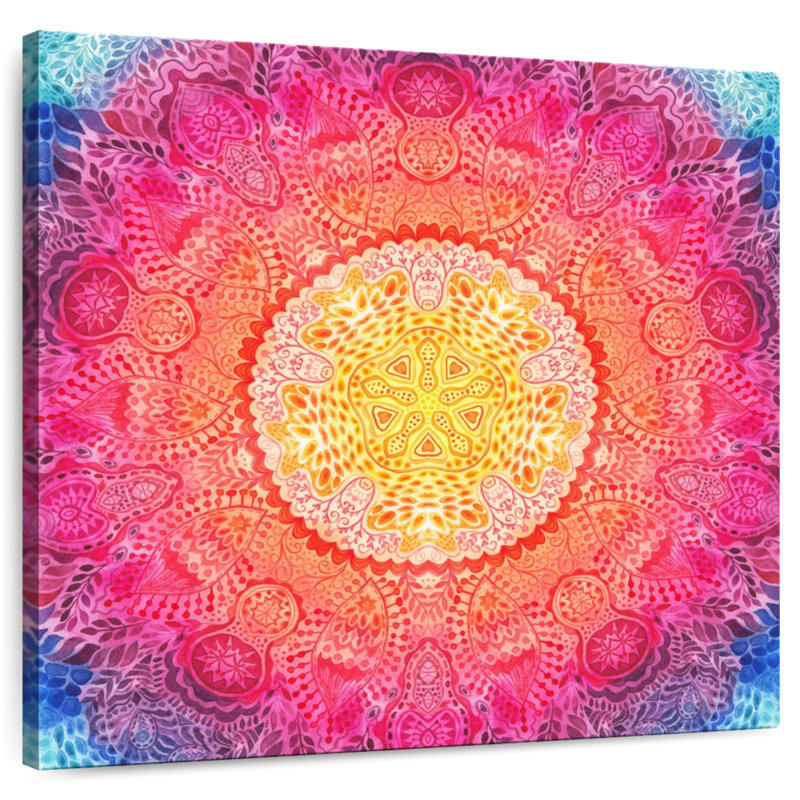 Mandala oriental, H 24 po x l 24 po