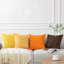 Coussin décoratif en velours côtelé rayé, coussin décoratif texturé de couleur unie-128824446-128824457-129024973