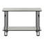 Table d'appoint rectangulaire, console avec tablette inférieure-1089747186