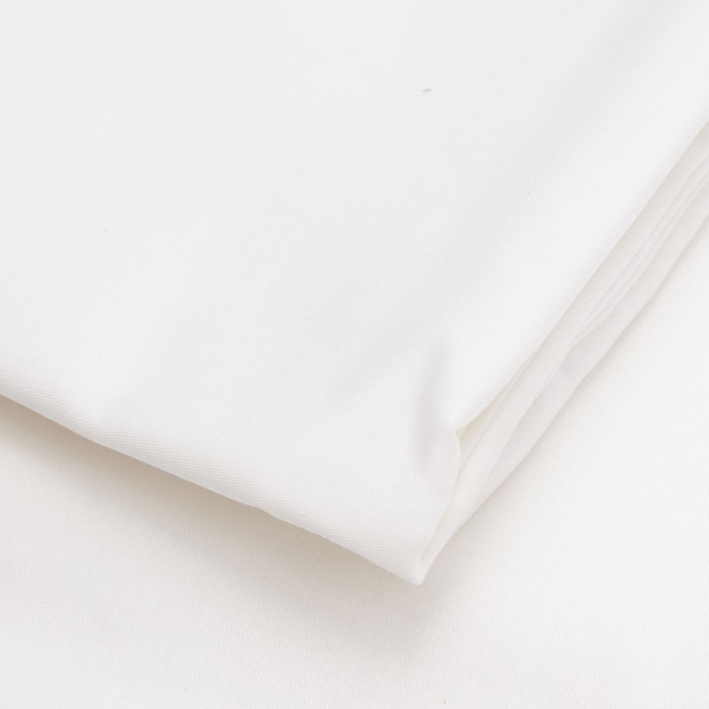 Arev 100% Cotton Fitted Sheet, White, 71" x 89"