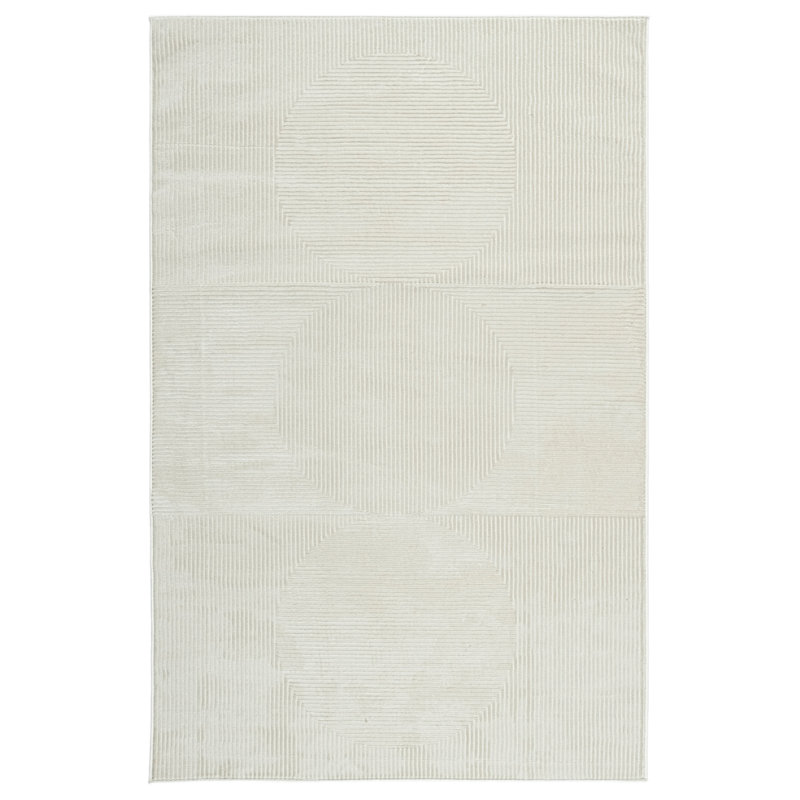 Ellipsis Washable Rug, Rectangle 3'11" x 6'1"