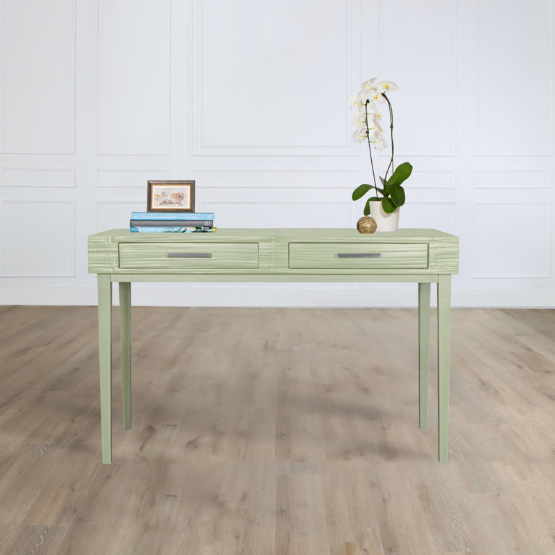 Andros Writing Desk, Celery Green