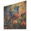 Blue Vigorous Vibrance Humminbird - Hummingbird Animal On Wood Print-1550280727