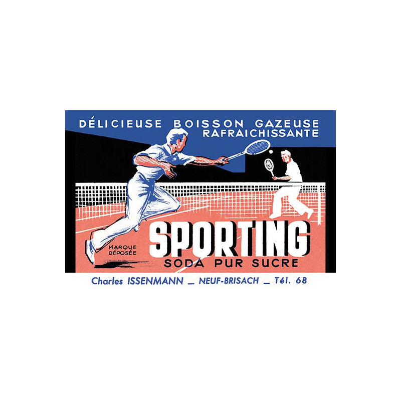 Sporting-impression de publicités, H 28 po x l 42 po x P 1,5 po
