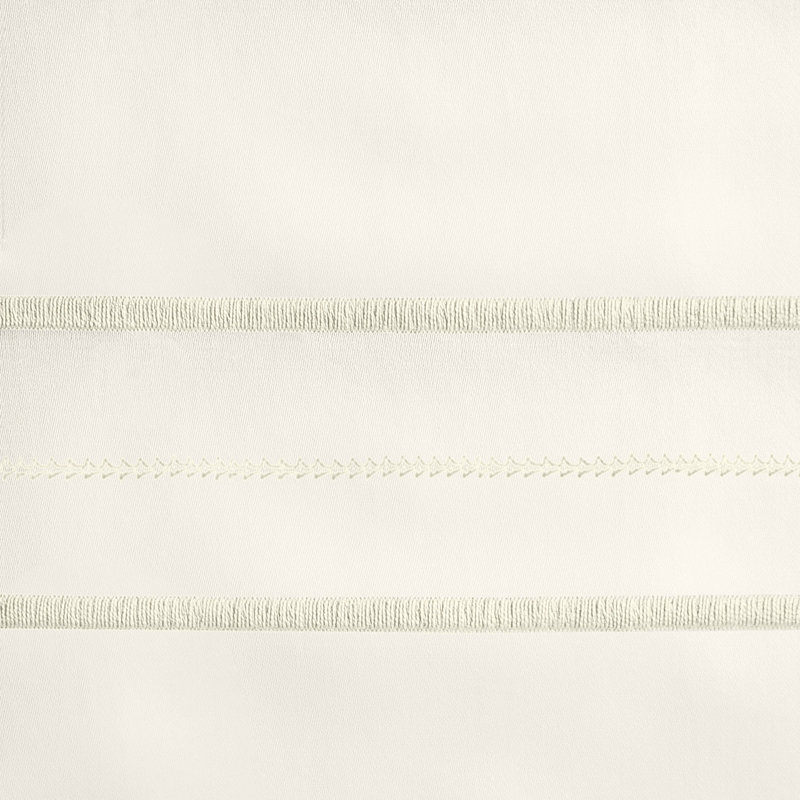 Triad Standard Cotton Duvet Cover, Ivory, King Duvet Cover