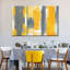 Impression sur toile jaune-92833565