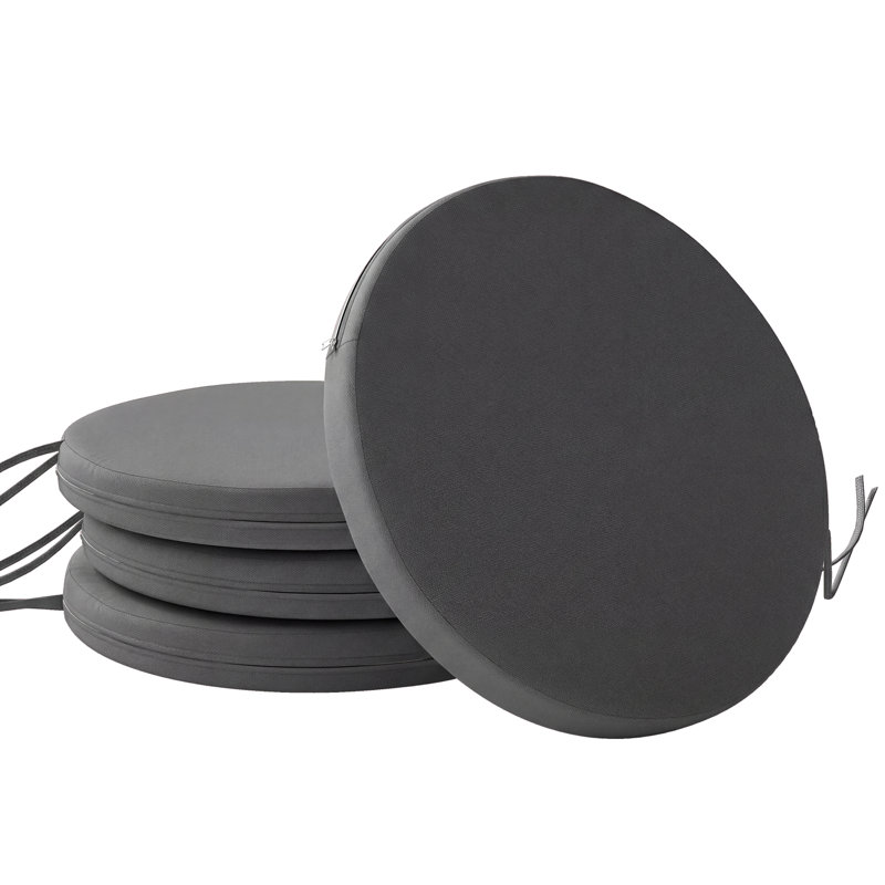 Outdoor Seat Cushion Set, Grey