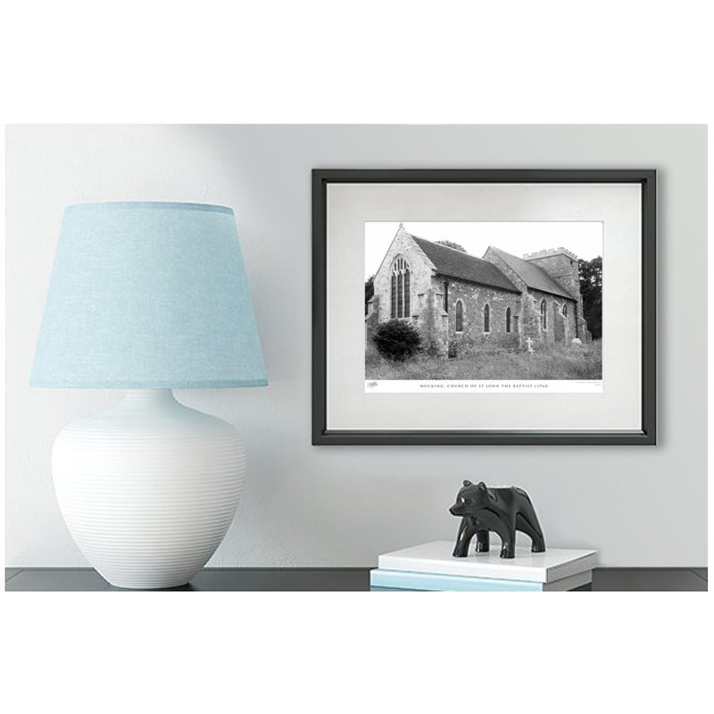Mucking, Church Of St John The Baptist C1960 by Francis Frith - Single Picture Frame Print, 40cm H x 50cm W x 2.3cm D