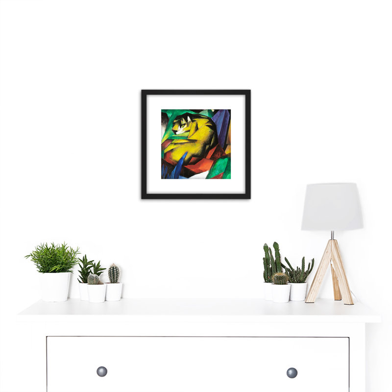 The Tiger by Franz Marc - Single Picture Frame Painting