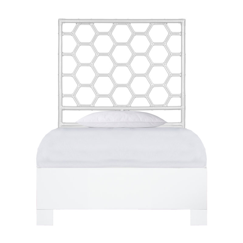 Honeycomb Standard Bed, Twin, White