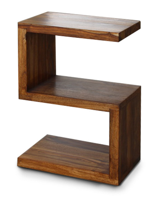 Grand Isle Solid Wood End Table, Honey