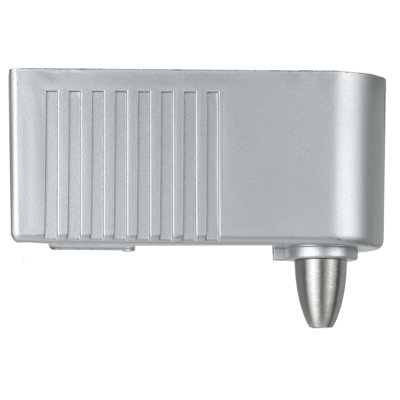 Cal Lighting Low Voltage Pendant Track Adapter 12V 50W Maximum Brushed Steel Finish 2.5"H