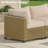 Outdoor 7-Piece Modular Rattan Patio Conversation Set with Cushions