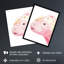 Pink Manatee Paint Splatter Animal Portrait Wall Art Print