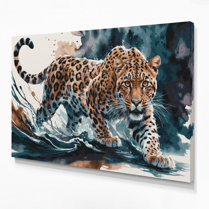Art mural sur toile Big Cats, H 20 po x l 24 po
