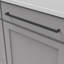 Poignée de collection Skylight - Poignée d'armoire centrale à centrale de 18 po - Noir mat - Quincaillerie contemporaine pour tiroirs et armoires (ensemble de 5)-124282219-83088212-109701553