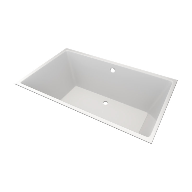 63.5'' x 40.5'' Undermount Soaking Acrylic Bathtub