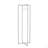 Coat Rack, Hall Tree, Free Standing, Hanging Bar, Entryway, 72"h, Bedroom, White Metal, Contemporary, Modern