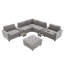 Ensemble de canapé en chenille en U-1655446044