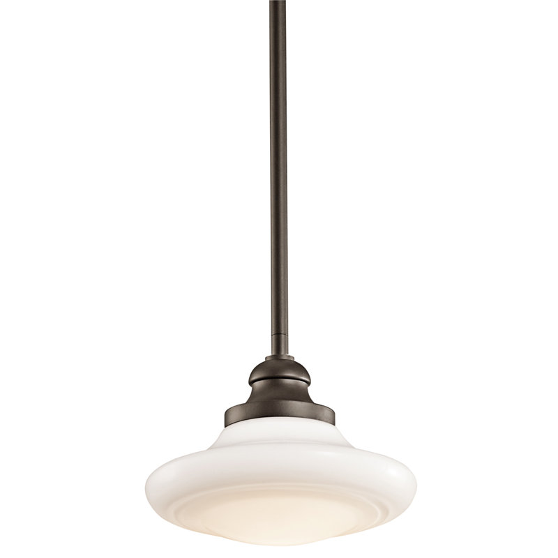 Roxbury 1 - Light Unique/Statement Pendant, Brushed Nickel, Small