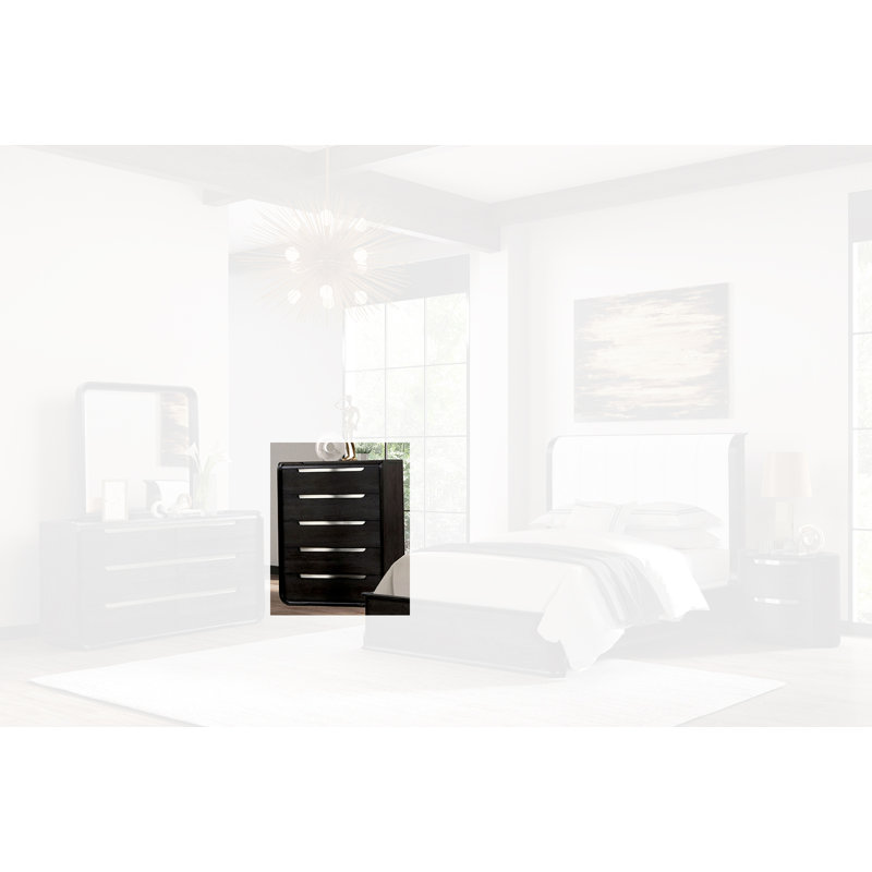 Commode 5 tiroirs Fahimul