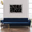 Abstrait motif girafe noir et blanc abstrait - reproduction sur toile flottante-188618248-188618258