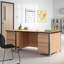 Bureau pour enseignant de 66 po avec 2 piédestaux Berries®-7181040-7181039-7181037