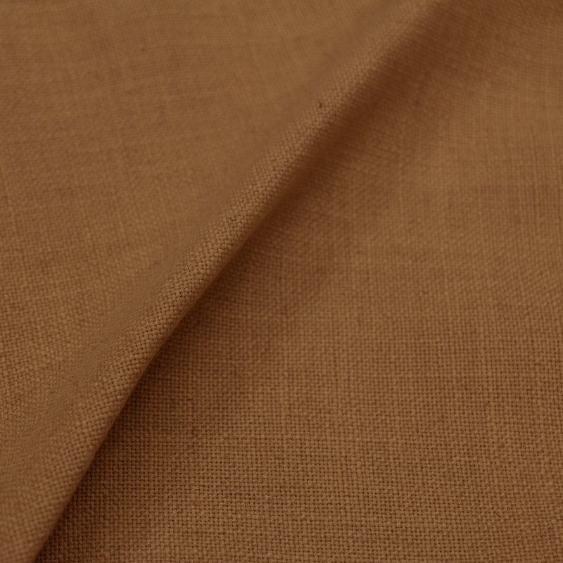 Avilee Upholstered Headboard, Textured Amber Linen, Queen