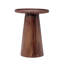 Table de bout ronde en bois de manguier Ernstfried