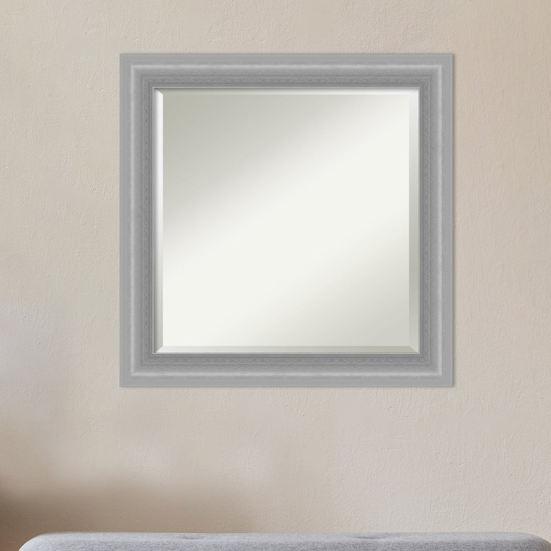 Miroir de salle de bain biseauté Gapland, 24,5 po x 24,5 po