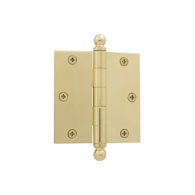 3.5'' x 3.5'' Brass Butt Bearing Hinge