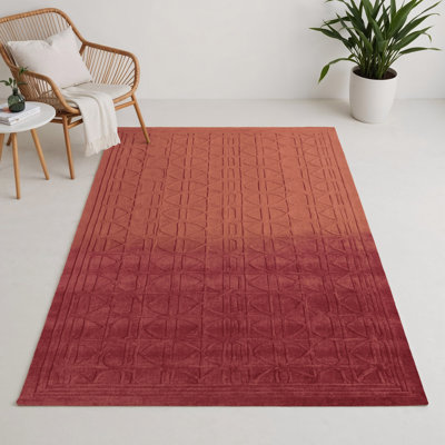 Trellis Brown Indoor and Outdoor Area Rug