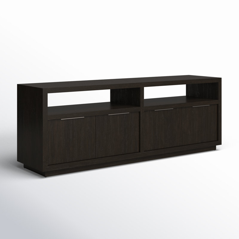 Eloise Unfinished TV Stand for TVs up to 85", Basalt Gray