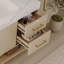  Meuble-lavabo moderne de 36 po avec lavabo, comptoir en pierre frittée et lavabo en céramique, armoire de rangement en bois imperméable avec pieds de support en acier inoxydable-1393418930-1393418933