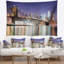 Tapisserie tour freedom de polyester cityscape new york city avec accessoires suspendus inclus-28500377