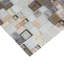 13" x 13" Straight Edge Glass Mosaic Wall & Floor Tile-61182931