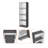 Tier Storage Shelves Bookcase