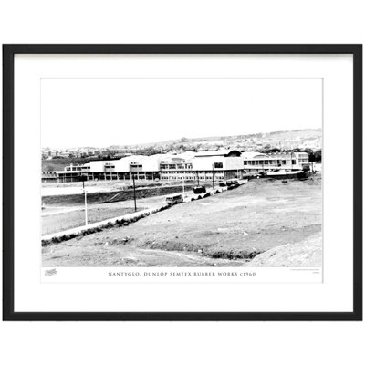 Nantyglo, Dunlop Semtex Rubber Works C1960 - Single Picture Frame Print