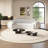 Semi-circular  arc negotiating sofa