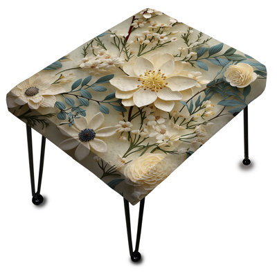 Repose-pieds Radiant Floral Inspired Floral Botanic III - Floral