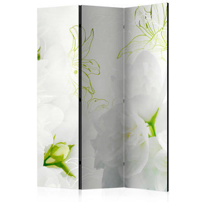Solid Wood Folding Room Divider
