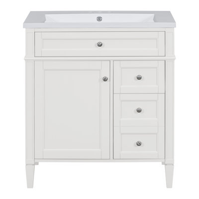 Meuble-lavabo de 30 po avec lavabo supérieur