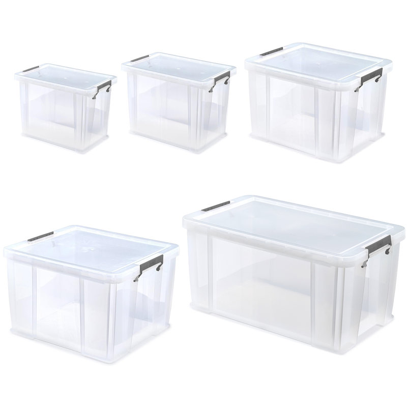 Whitefurze Polyethylene Plastic Underbed Storage