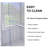 60 In. W X 72 In. H Double Sliding Semi-Frameless Shower Door-109069754
