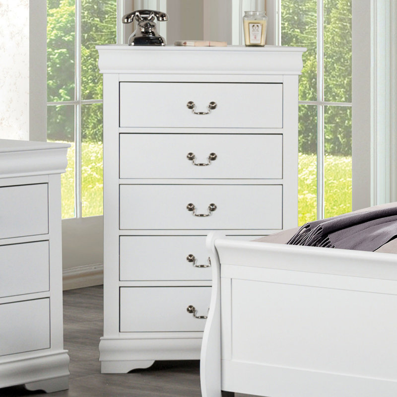 Commode style transitionnel, Blanc