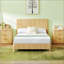 Lit double en bois pleine grandeur avec lignes courbes ondulées, sans sommier tapissier, fabrication en chêne durable-1132428487-1132428486