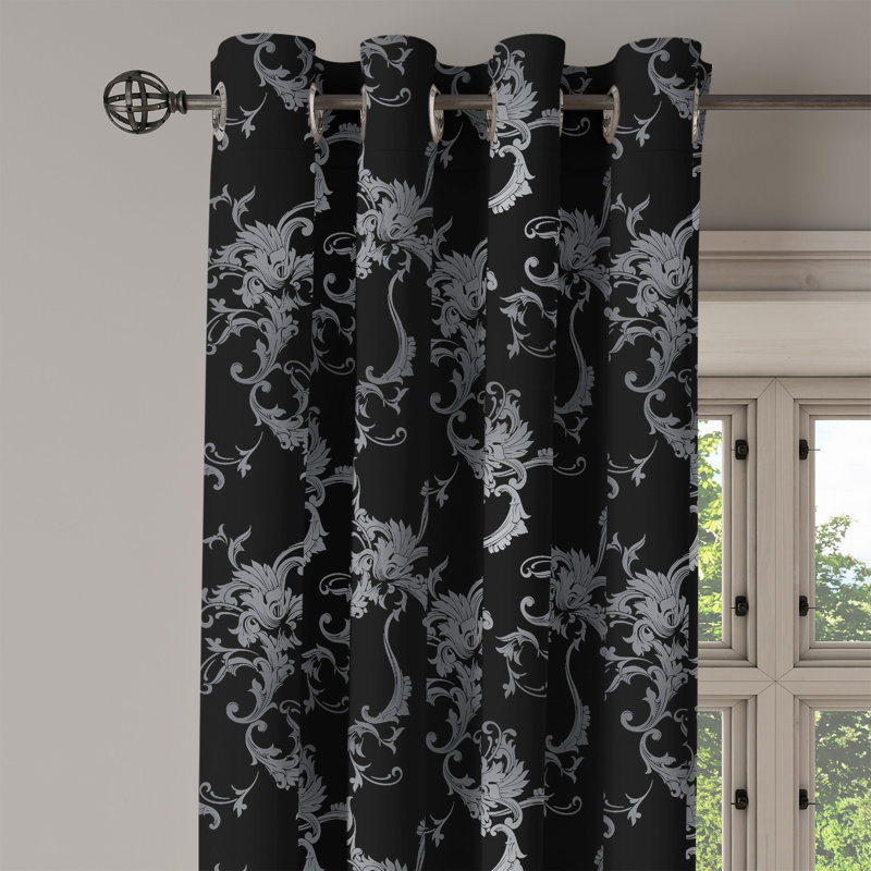 Rideau à œillets Astoria Grand Floral, L 50 po x L 120 po