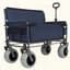 Chariot pliant 3-en-1 avec banquette - capacité de 500 lb de pneus de plage de 9 po x 4 po pour le camping et la plage-127375107