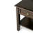 Burlington 18"W Solid Wood Transitional Square End Table with Drawer and Open Shelf-95755026