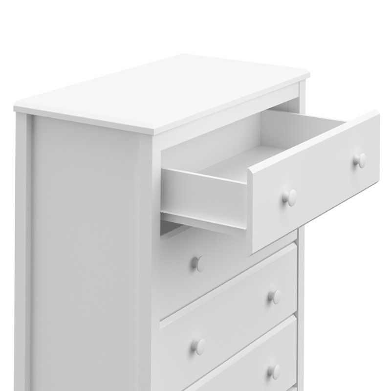 Alpine 4 Drawer Chest, White